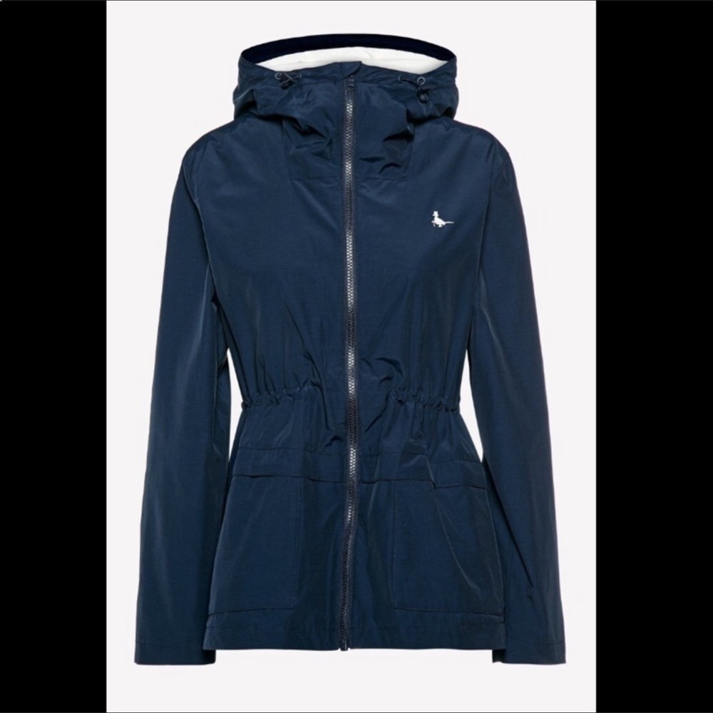 Jack Wills Navy Windbreaker Jacket Sz 6